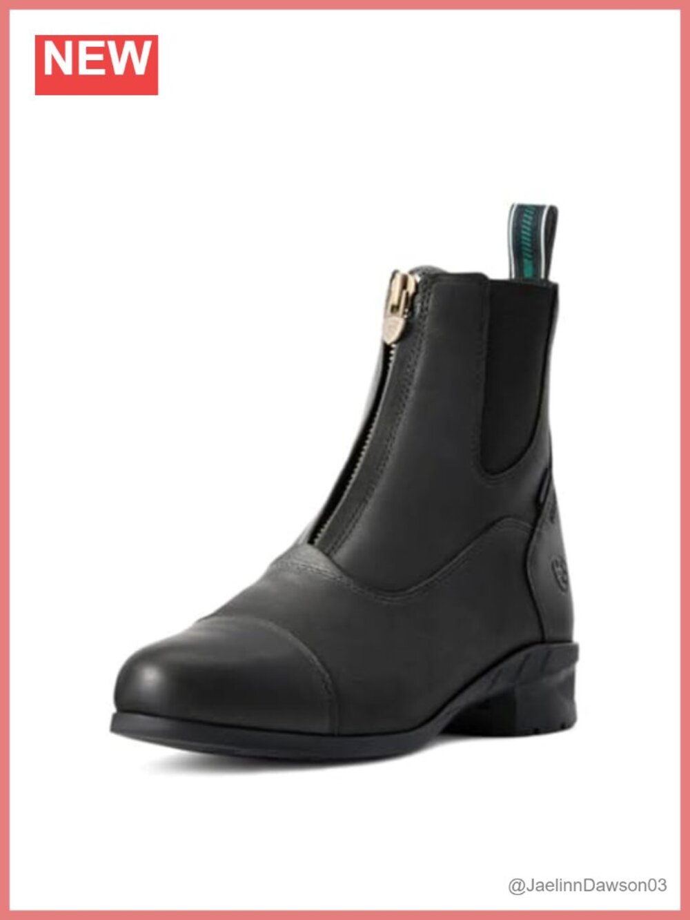 Waterproof Insulated Equestrian Zip Paddock Boots with Thinsulate